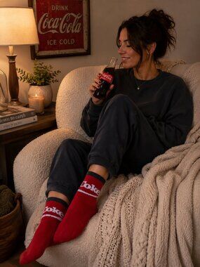 NWT - Novelty Coke Socks